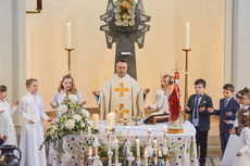 Feier der 1. Heiligen Kommunion in Sankt Maria (Foto: Michael Bohl)